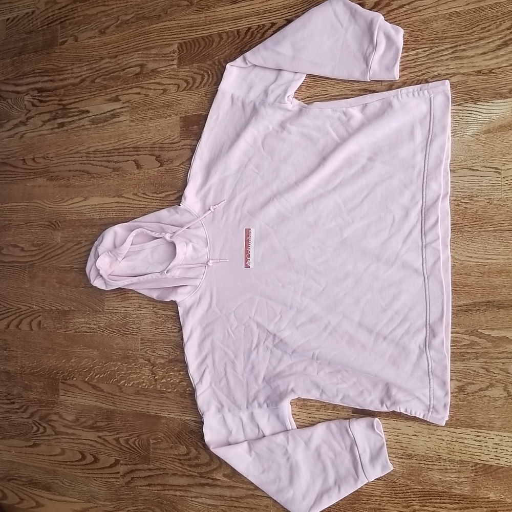 (XL) Columbia Comfortable Hoodie Cotton Blend Vintage Pastel Oversized